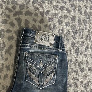 Miss Me High-Rise Skinny Jeans with Silver Details